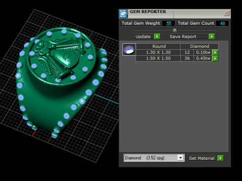 3D GOLD RING 3D Print Model