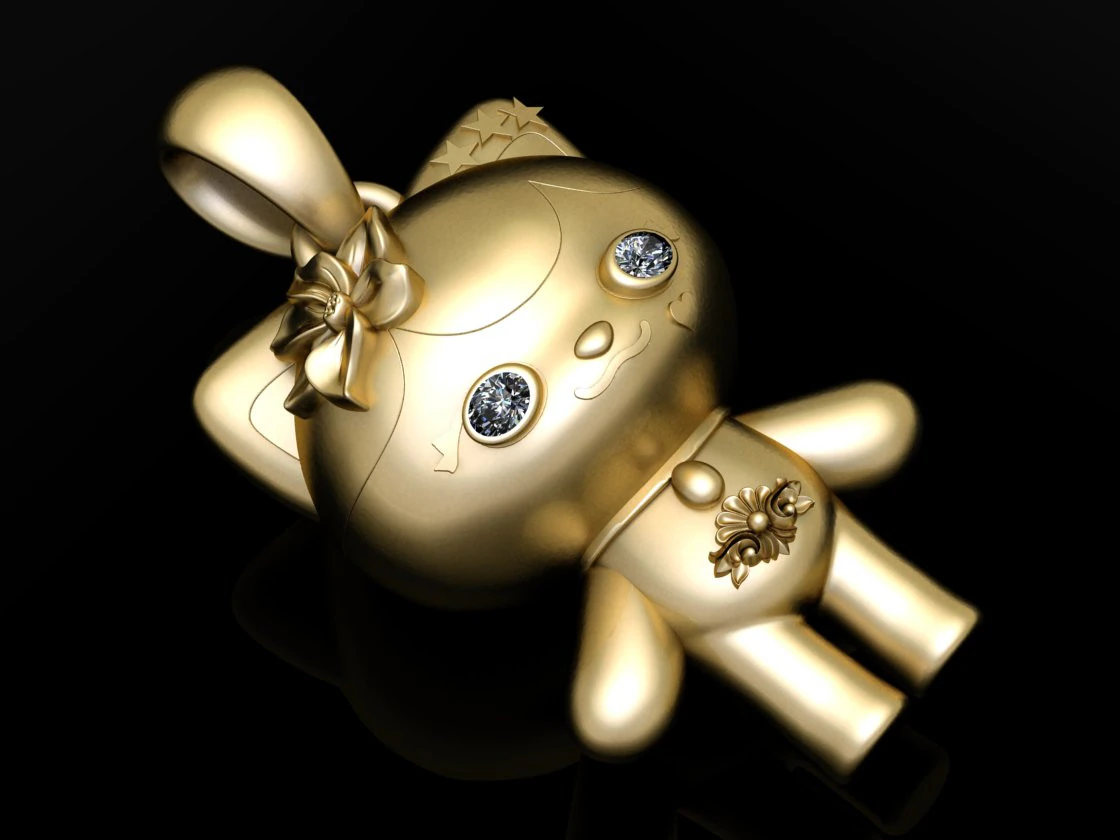 DOL PENDANT 3D Print Model .c4d .max .obj .3ds .fbx .stl .blend 