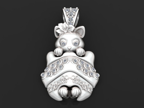 3D GOLD PENDANT 3D Print Model