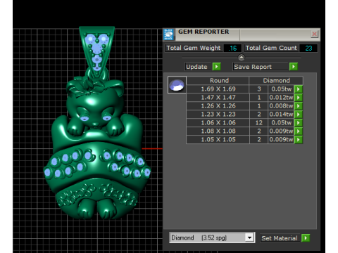 3D GOLD PENDANT 3D Print Model