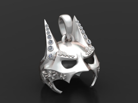 FACES PENDANT Model do druku 3D