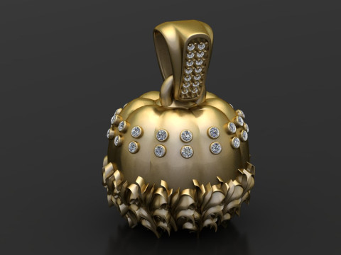 GOLD FRIUT PENDANT 3D 프린트 모델