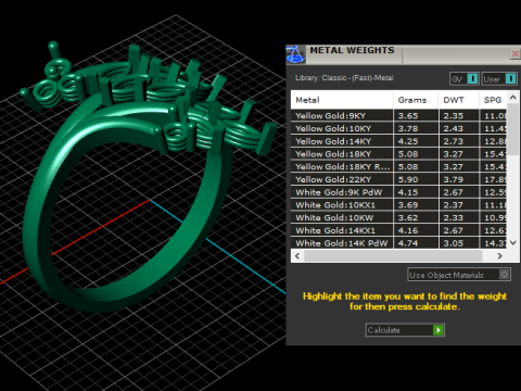 3D GOLD RING 3D Принт Модель