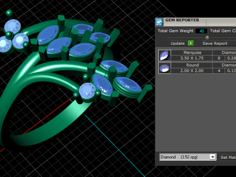 3D GOLD RING 3D Принт Модель