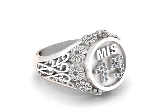 3D GOLD RING 3D Print Model