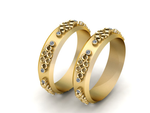 3D GOLD BRACLET PENDANT Modèles 3D en vedette