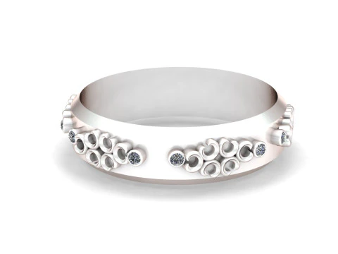 3D GOLD BRACLET PENDANT 3D Print Model
