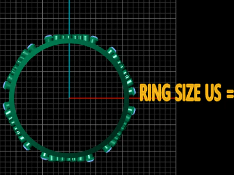 3D GOLD BRACLET PENDANT 3D Print Model