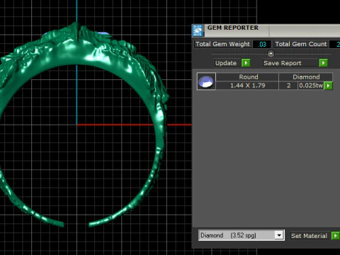 OWL FACES RING 3D Print Model