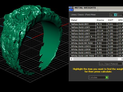OWL FACES RING 3D 프린트 모델