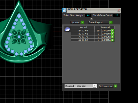 3D GOLD RING 3Dプリントモデル