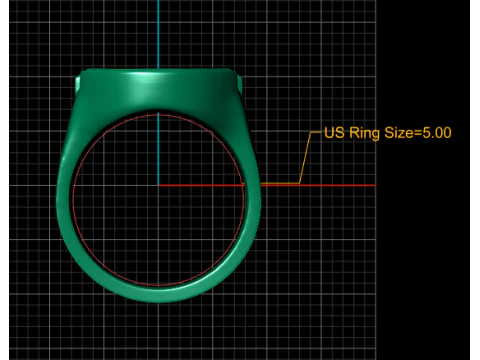 3D GOLD RING 3D Print Model