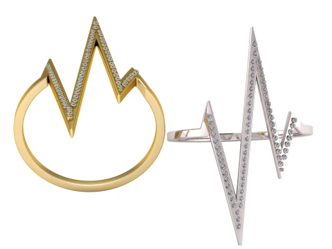 CIONDOLO IN ORO 3D Modello di stampa 3D