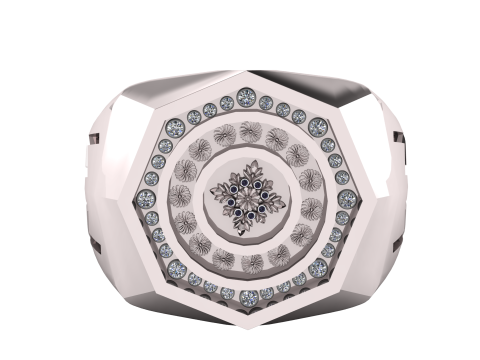 3D GOLD RING 3D printmodel