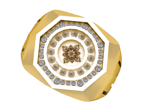 3D GOLD RING 3D Print Model