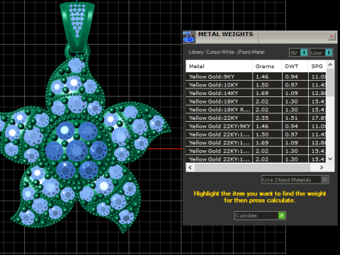 STAR GOLD PENDANT 3D Print Model