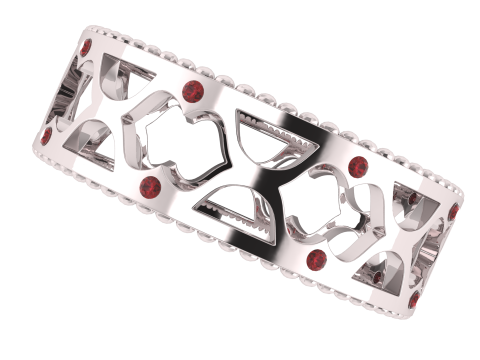 3D GOLED BRACLET PENDANT 3D printmodel