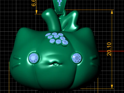 FACES PENDANT 3D Print Model