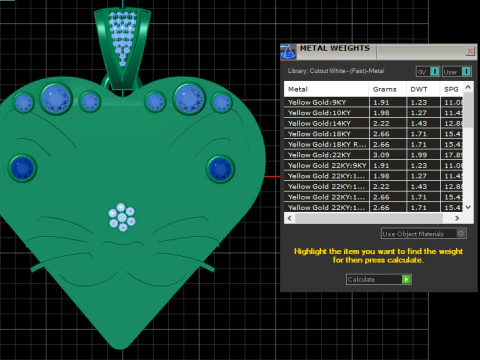 HEART FACES PENDANT 3D Print Model