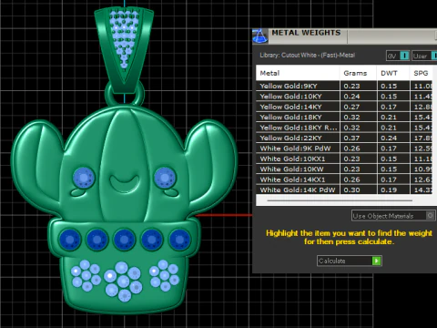MOUSE PENDANT 3D Print Model