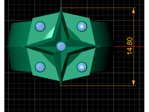 3D GOLD RING 3D Print Model