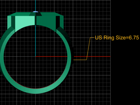 3D GOLD RING 3D Print Model