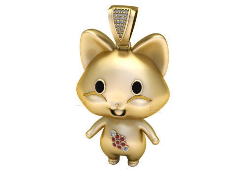 MOUES PENDANT 3Dプリントモデル
