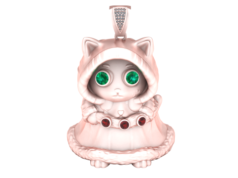 3D GOLD PENDANT 3Dプリントモデル