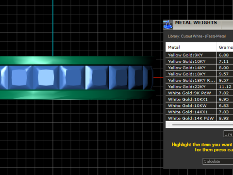 3D GOLDBRACLETS PENDANT 3D Print Model