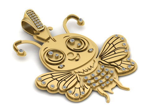 SKULL FACES PENDANT 3Dプリントモデル