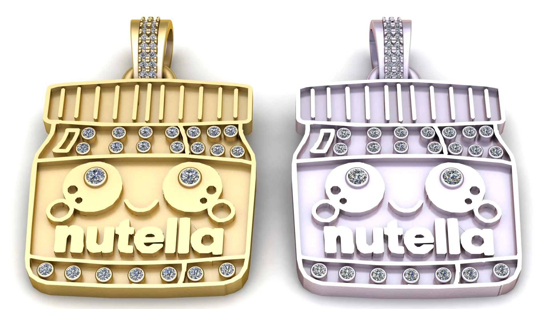 3D GOLD PENDANT 3D Print Model .c4d .max .obj .3ds .fbx .stl .blend 