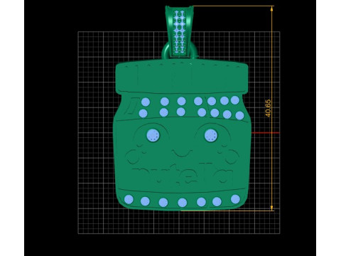 3D GOLD PENDANT 3Dプリントモデル