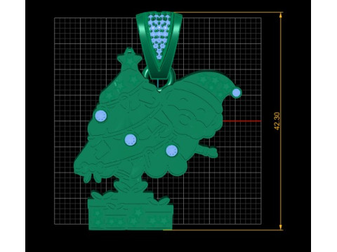 GOLD FACES PENDANT 3D Print Model