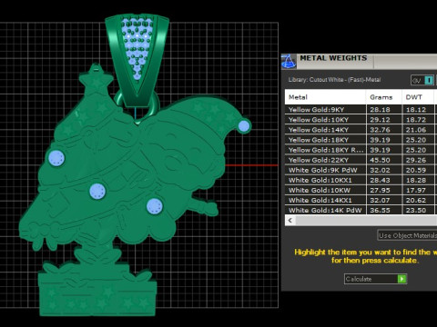 GOLD FACES PENDANT 3D Print Model