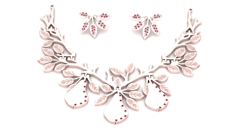 GOLD NECKLACES PENDANT 3D Print Model .c4d .max .obj .3ds .fbx .stl .blend