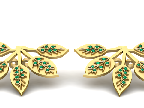 GOLD NECKLACES PENDANT 3D Print Model