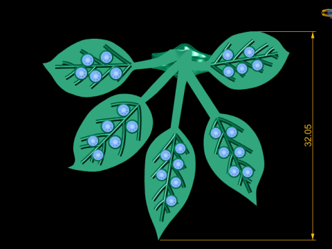 GOLD NECKLACES PENDANT 3D Print Model