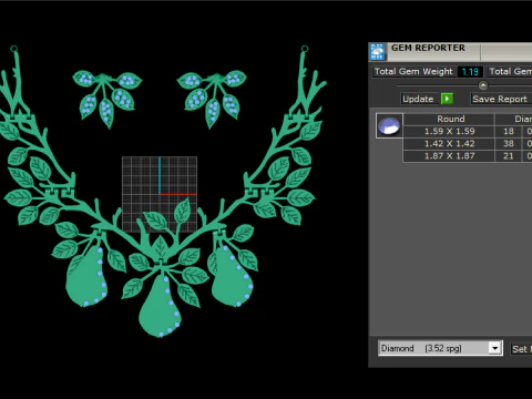 PINGENTE DE COLAR DE OURO Modelo de Impressão 3D