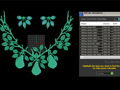 GOLD NECKLACES PENDANT 3D Print Model