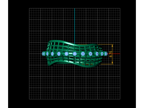 3D GLD BRACLET PENDANT 3D 打印模型