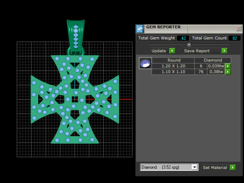 3D GOLD PENDANT 3D Print Model