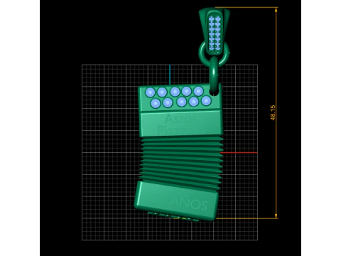 3D GOLD PENDANT 3D Print Model