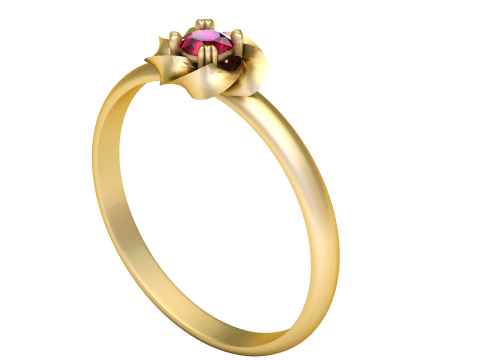 3D GOLD RING 3D Druckmodell