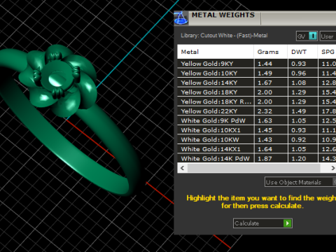 3D GOLD RING 3D Druckmodell
