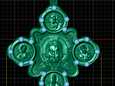 3D GOLD PENDANT Model Cetak 3D