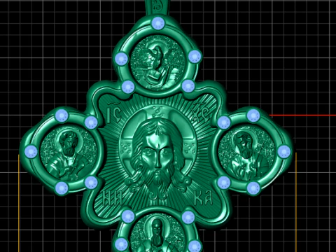 3D GOLD PENDANT 3D Print Model