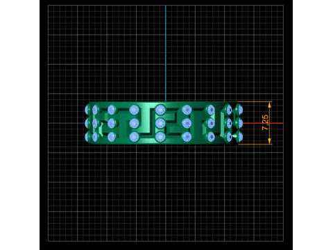 Gold band ring 3D Print Model