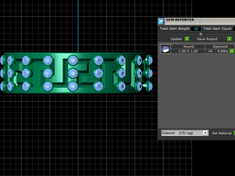 Gold band ring Modello di stampa 3D