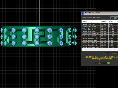 Gold band ring Modello di stampa 3D