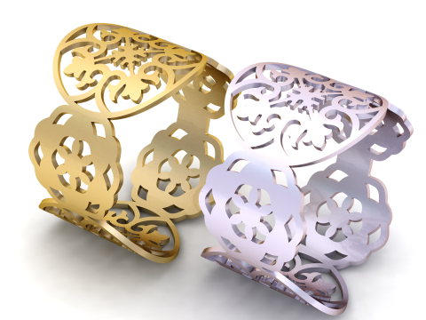 Openwork rin Model Cetak 3D